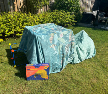 tent of hut bouwen met fort bouwpakket