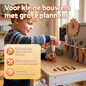 Werkbank van FSC-hout