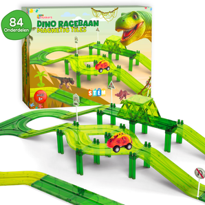 Dinosaur Race Track Magnetic Tiles