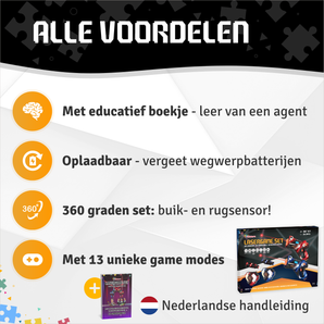 Rechargeable Laser Game Set Incl. Educational Booklet